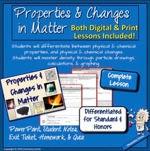 Load image into Gallery viewer, Properties &amp; Changes in Matter - Print &amp; Digital |Distance Learning
