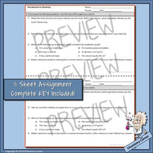 Load image into Gallery viewer, Chemistry Homework: Introduction to Chemistry
