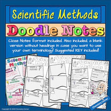 Load image into Gallery viewer, Scientific Methods Doodle Notes Print and Digital Distance Learning
