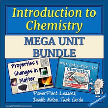 Load image into Gallery viewer, Introduction to Chemistry MEGA UNIT BUNDLE Distance Learning
