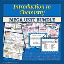 Load image into Gallery viewer, Introduction to Chemistry MEGA UNIT BUNDLE Distance Learning
