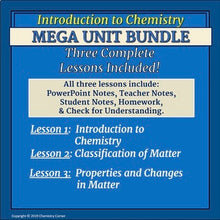 Load image into Gallery viewer, Introduction to Chemistry MEGA UNIT BUNDLE Distance Learning
