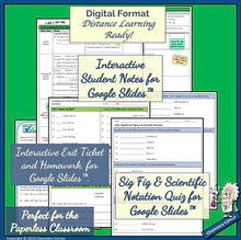 Load image into Gallery viewer, Chemistry: Calculating with Scientific Notation Print &amp; Digital
