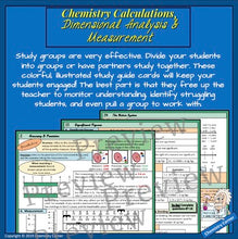 Load image into Gallery viewer, Chemistry Math, Dimensional Analysis &amp; The Metric System: Unit Group Study Guide
