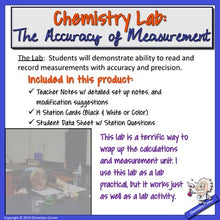 Load image into Gallery viewer, Chemistry Lab: The Accuracy of Measurement
