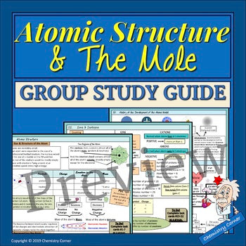 Atomic Structure & The Mole: Group Unit Study Guide