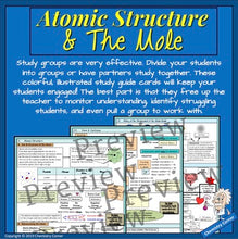 Load image into Gallery viewer, Atomic Structure &amp; The Mole: Group Unit Study Guide

