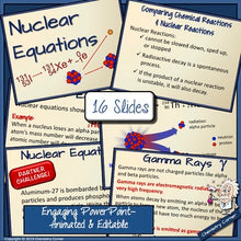 Load image into Gallery viewer, Nuclear Chemistry: Writing Nuclear Equations
