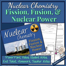 Load image into Gallery viewer, Nuclear Chemistry: Fission, Fusion, &amp; Nuclear Power
