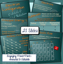 Load image into Gallery viewer, Electron Configuration: Orbitals &amp; Orbital Notation
