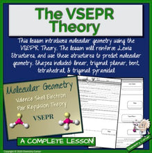 Load image into Gallery viewer, Chemical Bonding: The VSEPR Theory &amp; Molecular Geometry |Distance Learning
