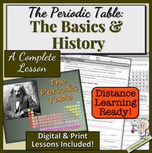 Load image into Gallery viewer, Periodic Table: The Basics &amp; History Print/Digital |Distance Learning
