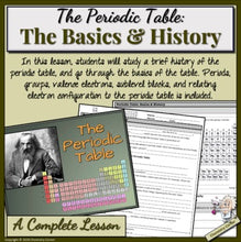 Load image into Gallery viewer, Periodic Table: The Basics &amp; History Print/Digital |Distance Learning
