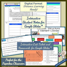 Load image into Gallery viewer, Periodic Table: Structure &amp; Element Classes- Print/Digital |Distance Learning
