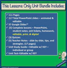 Load image into Gallery viewer, Chemistry Calculations/Dimensional Analysis/Measurement: LESSONS ONLY UNIT BUNDL
