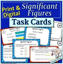 Load image into Gallery viewer, Chemistry: Sig Fig Task Cards- Print &amp; Digital

