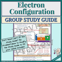 Load image into Gallery viewer, Electron Configuration: Unit Group Study Guide
